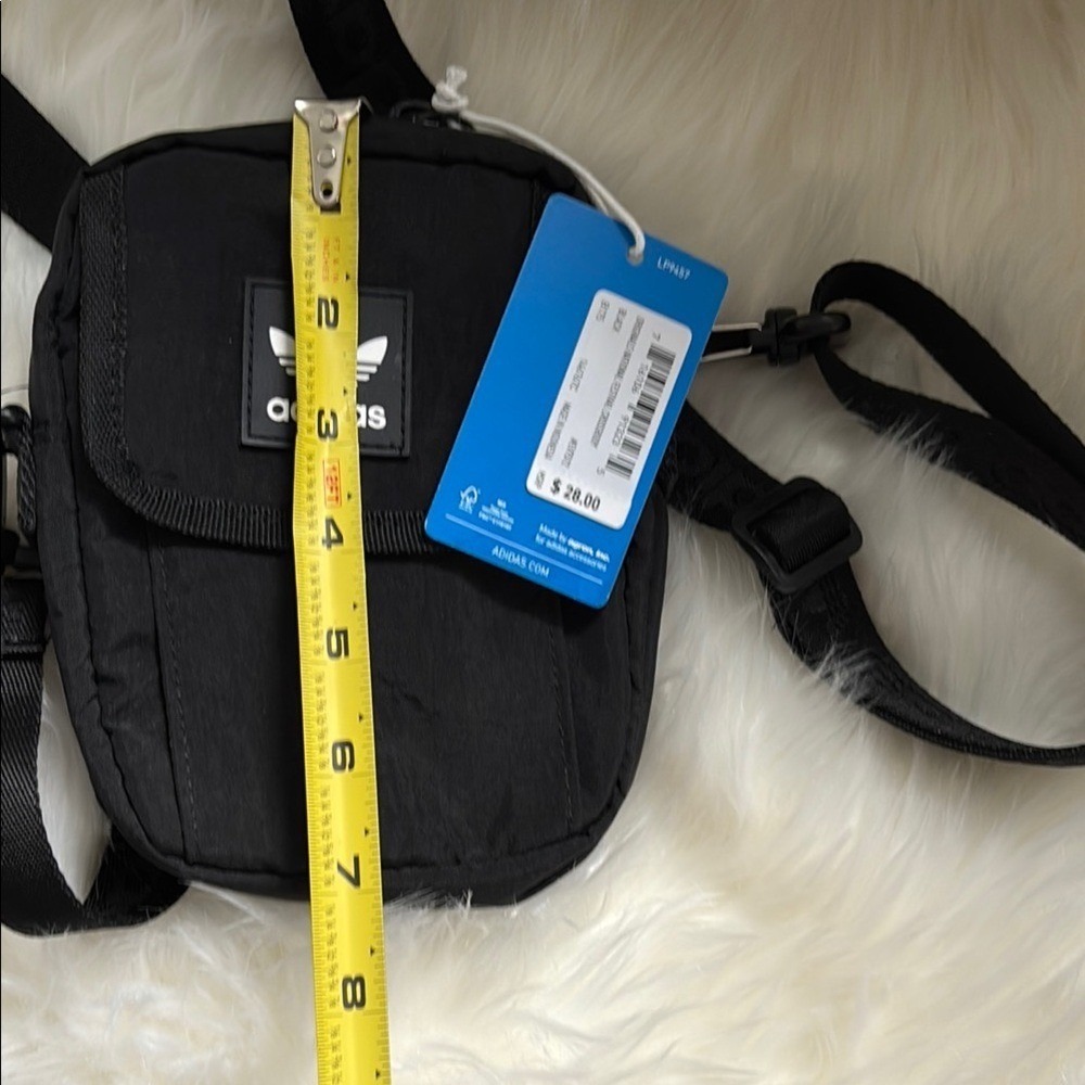 Adidas Black Belt Bag with Adjustable Strap and Zippered Compartment - Picture 2 of 4